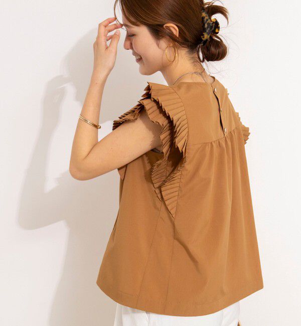 NOLLEY'S「ウォッシャブル高機能袖プリーツブラウス」|シャツ・ブラウス|