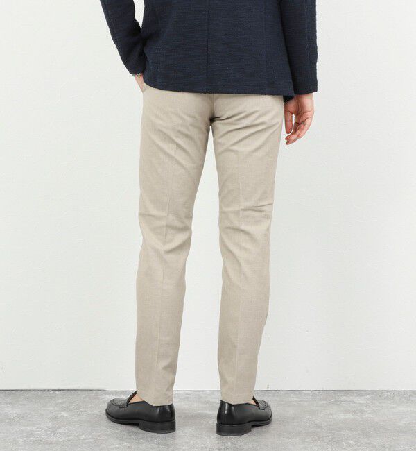 NOLLEY'S goodman「《ビジカジ対応》綿麻COOLMAX スリムフィットパンツ 26SS」|チノ|
