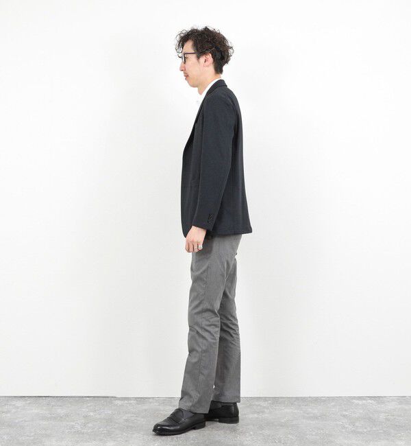 NOLLEY'S goodman「《ビジカジ対応》綿麻COOLMAX スリムフィットパンツ 26SS」|チノ|