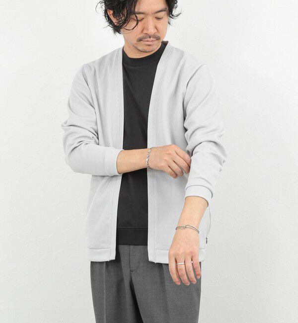 NOLLEY'S goodman「針抜きジャージ ボタンレスカーディガン 26SS」|カーディガン|