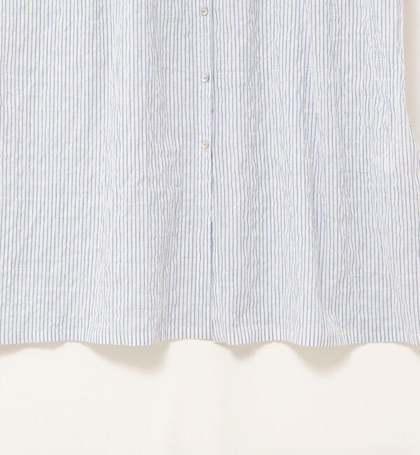 NOLLEY'S「ウォッシャブルシャーリングストライプ2WAYギャザーワンピース」|ワンピース|