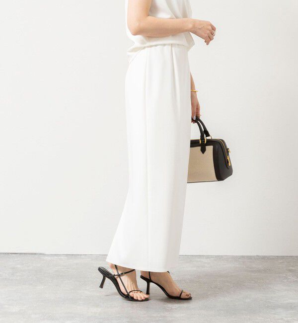 NOLLEY'S sophi「《セットアップ対応》ウォッシャブルマルチファンクションタイトスカート」|タイト|オフホワイト