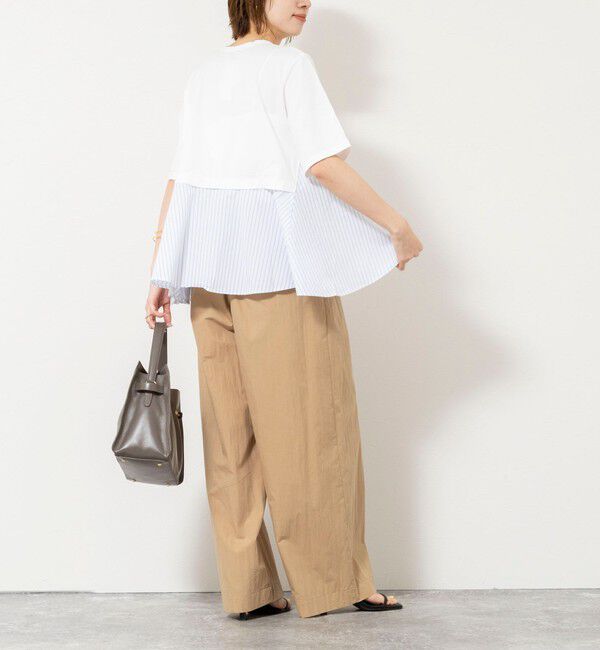 NOLLEY'S「【TRRAZZO DONNA/トラッゾドンナ】Docking Flare Top」|Tシャツ・カットソー|