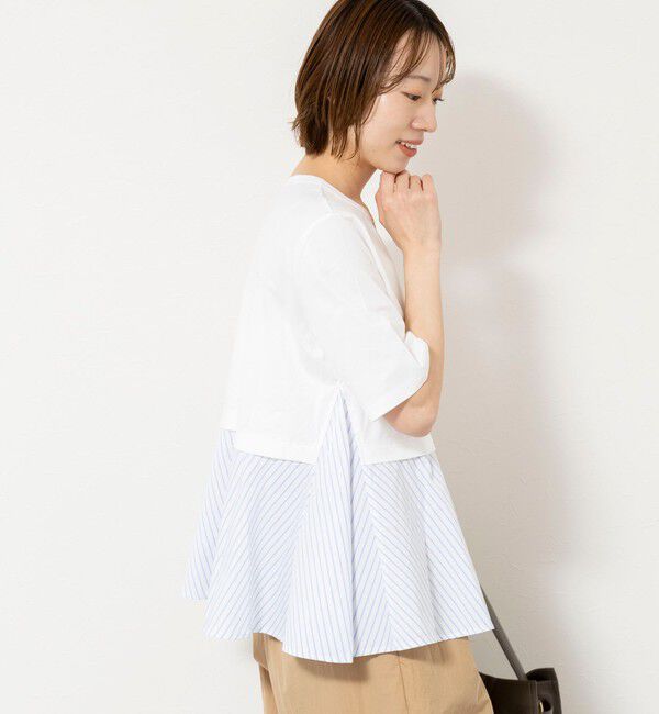 NOLLEY'S「【TRRAZZO DONNA/トラッゾドンナ】Docking Flare Top」|Tシャツ・カットソー|