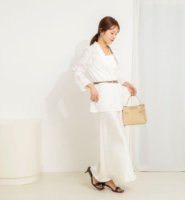 NOLLEY'S「ウォッシャブルレースジャケット」|テーラードジャケット|