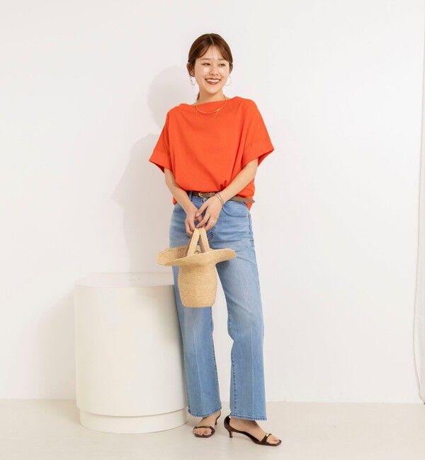 NOLLEY'S「《手洗い可能》コットンセルロースリラックスプルオーバー」|ニット・セーター|