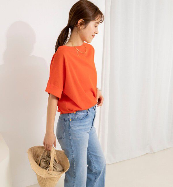 NOLLEY'S「《手洗い可能》コットンセルロースリラックスプルオーバー」|ニット・セーター|