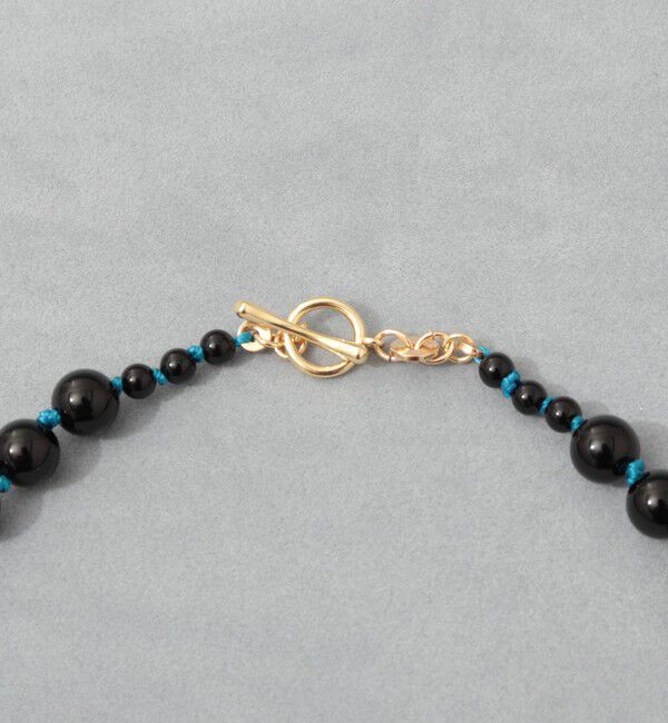 grace grace「【grace grace/グラスグラス】カラーヤーンノット天然石ネックレス」|ネックレス|