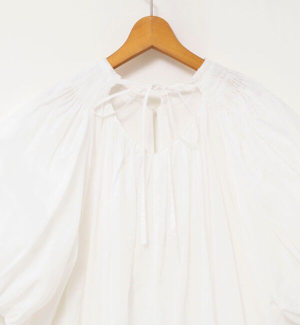 NOLLEY'S「ウォッシャブルハンドスモックバルーン袖ブラウス」|シャツ・ブラウス|