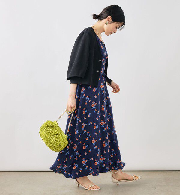 NOLLEY'S「ウォッシャブルスカーレット柄ワンピース」|ワンピース|