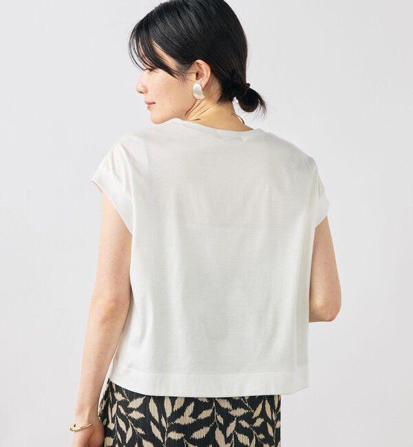NOLLEY'S「ウォッシャブルワイドノースリーブTシャツ」|Tシャツ・カットソー|
