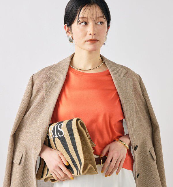 NOLLEY'S「ウォッシャブルワイドノースリーブTシャツ」|Tシャツ・カットソー|