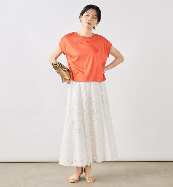 NOLLEY'S「ウォッシャブルワイドノースリーブTシャツ」|Tシャツ・カットソー|