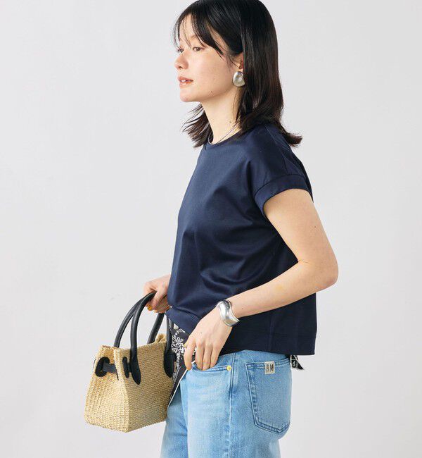 NOLLEY'S「ウォッシャブルワイドノースリーブTシャツ」|Tシャツ・カットソー|