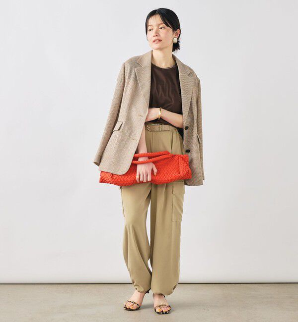 NOLLEY'S「ウォッシャブルワイドノースリーブTシャツ」|Tシャツ・カットソー|