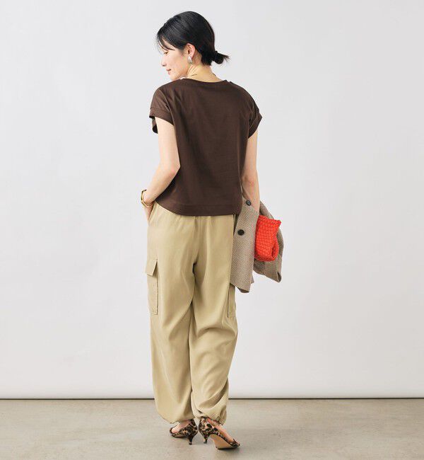 NOLLEY'S「ウォッシャブルワイドノースリーブTシャツ」|Tシャツ・カットソー|