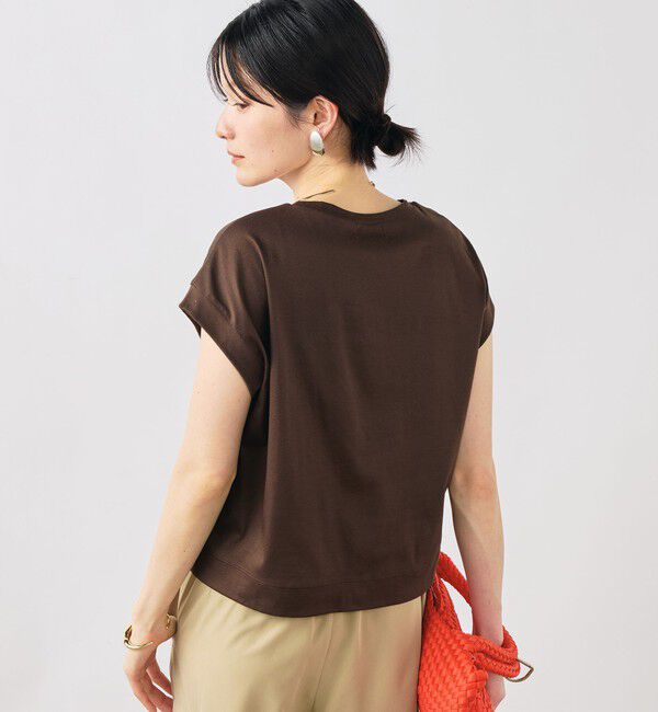 NOLLEY'S「ウォッシャブルワイドノースリーブTシャツ」|Tシャツ・カットソー|