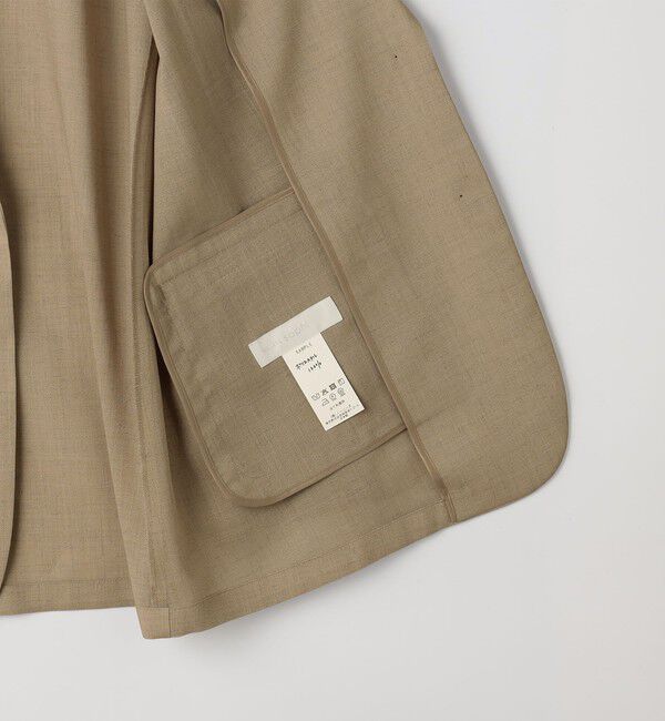 NOLLEY'S sophi「《セットアップ対応》ウォッシャブルリネンライクシアーボイルジャケット」|テーラードジャケット|