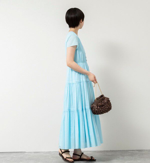 NOLLEY'S sophi「ウォッシャブルコットンティアードマキシワンピース」|ワンピース|