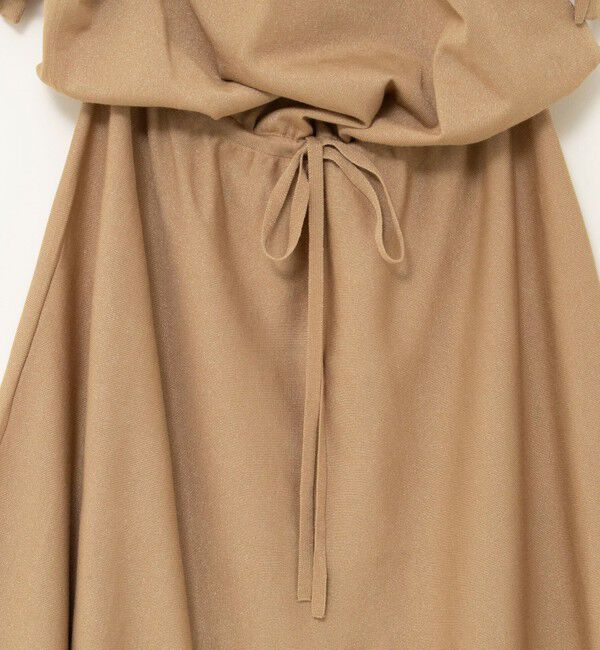 NOLLEY'S「《手洗い可能》ブラウジングフレアニットワンピース」|ワンピース|