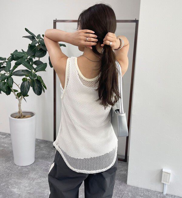 fredy emue「メッシュチュニックタンクトップ」|タンクトップ|