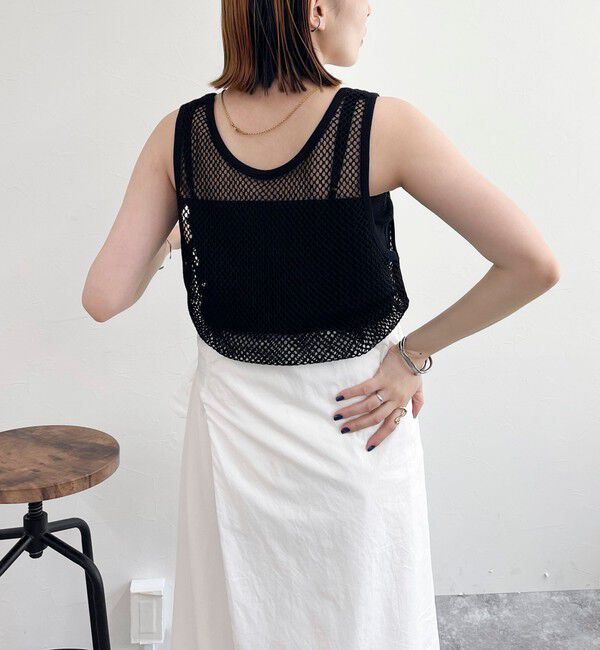 fredy emue「メッシュチュニックタンクトップ」|タンクトップ|