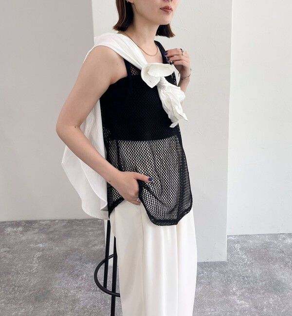 fredy emue「メッシュチュニックタンクトップ」|タンクトップ|