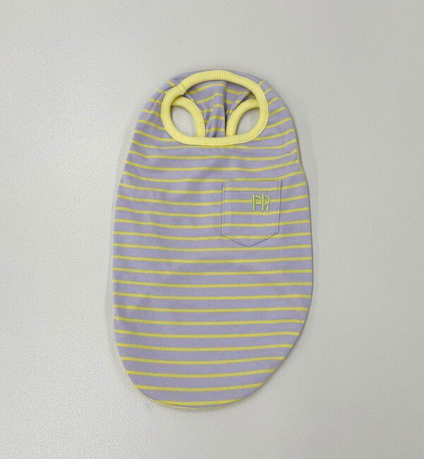 fredy emue「【FR PETS】FR刺繍ボーダーノースリーブTee」|Tシャツ・カットソー|