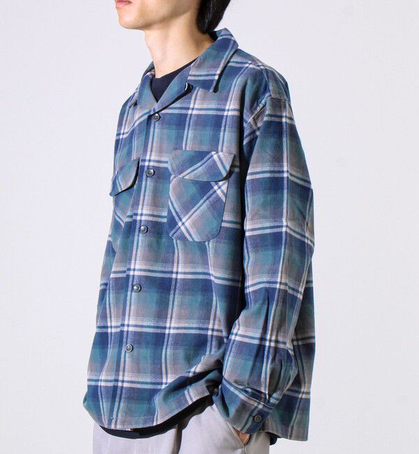 GLOSTER「【PENDLETON】Open Collar Shirt オープンカラーシャツ」|シャツ・ブラウス|