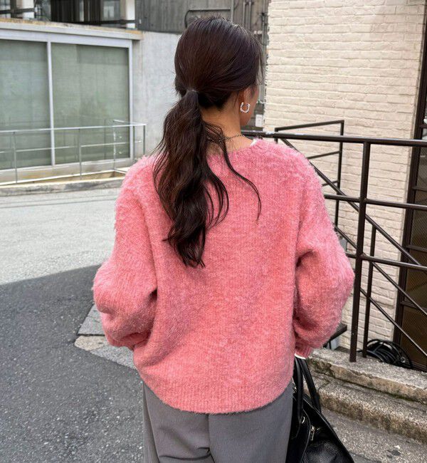 fredy emue「ふわふわ起毛ニットカーディガン」|カーディガン|