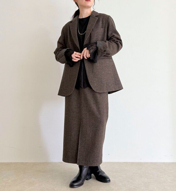 fredy emue「レースドッキングロンTシャツ」|Tシャツ・カットソー|