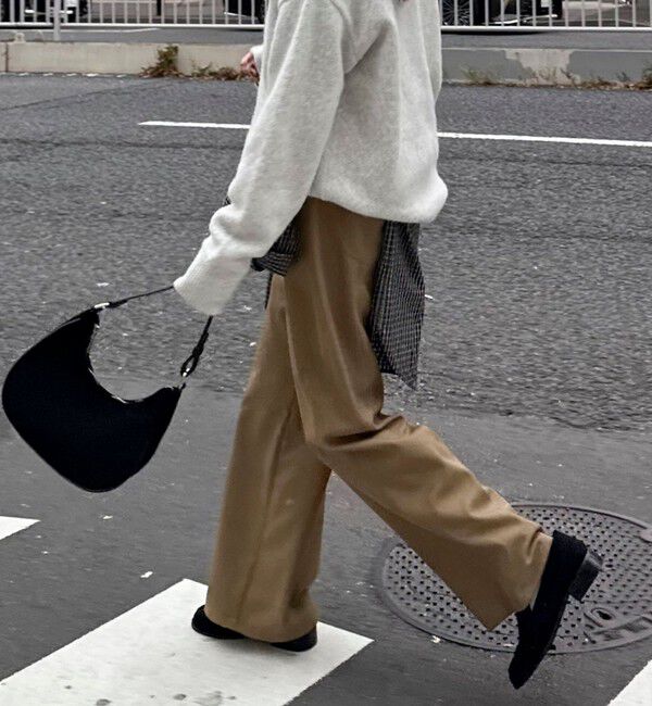 fredy emue「ウールライク5ポケイージーパンツ」|チノ|ベージュ