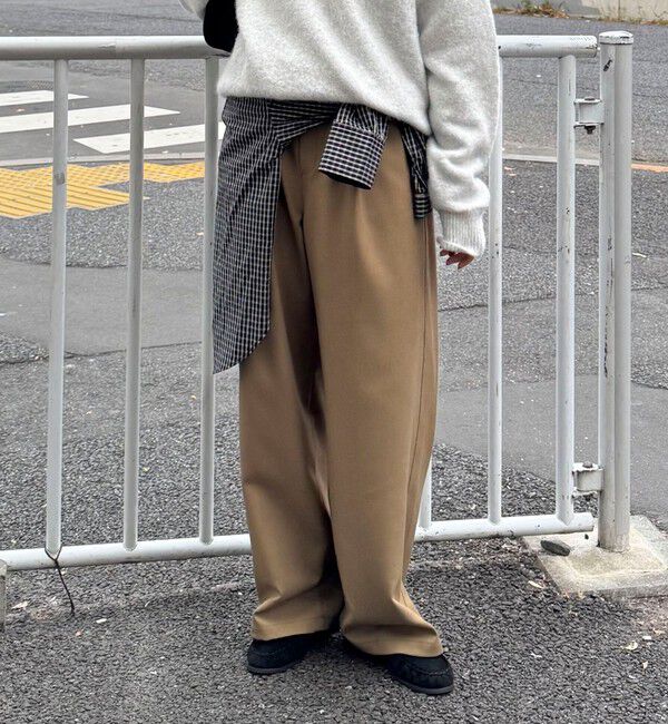 fredy emue「ウールライク5ポケイージーパンツ」|チノ|