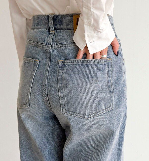 fredy emue「【待望の新色＆サイズ展開追加／@sora_522m企画】BASIC STRAIGHT DENIM」|デニム|