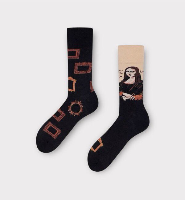 GLOSTER「【MANY MORNINGS/メニーモーニングス】アーティストソックス」|ソックス|ブラック系その他