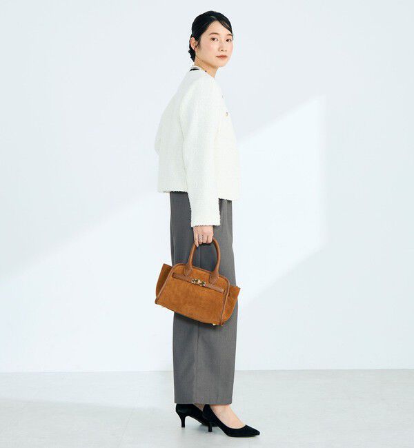 fredy emue「ノーカラーツィードジャケット」|ノーカラージャケット|