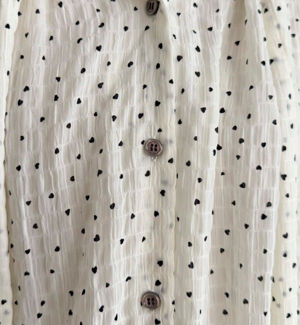 fredy emue「ハートドットボウタイブラウス」|シャツ・ブラウス|