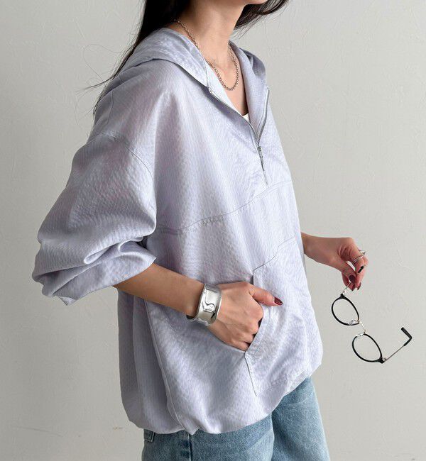 fredy emue「ストライプアノラックシャツブルゾン」|シャツ・ブラウス|