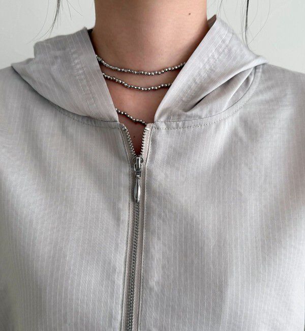 fredy emue「ストライプアノラックシャツブルゾン」|シャツ・ブラウス|