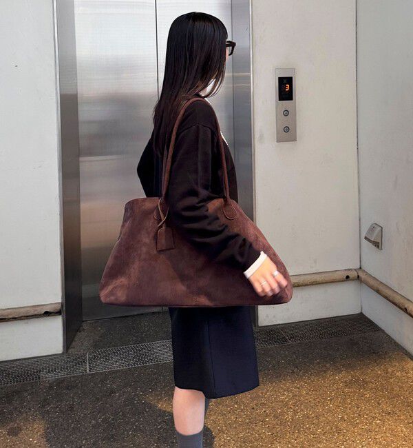 fredy emue「フェイクスエードワイドトートバッグ」|トートバッグ|