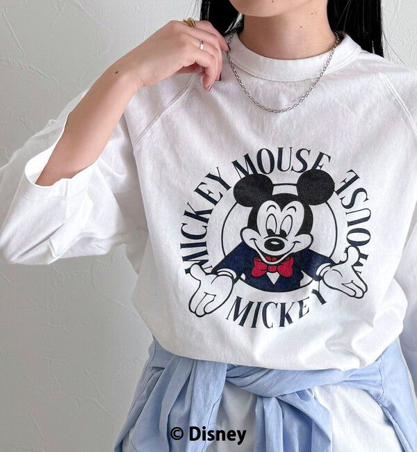 fredy emue「【GOOD ROCK SPEED】MICKEY ７分袖Tシャツ」|Tシャツ・カットソー|オフホワイト