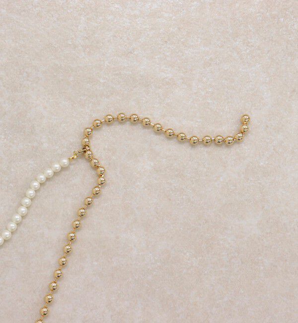 fredy emue「パールメタルフリーフックネックレス」|ネックレス|