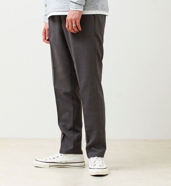 GLOSTER「【セットアップ対応】リネンタッチドビーイージーパンツ」|チノ|