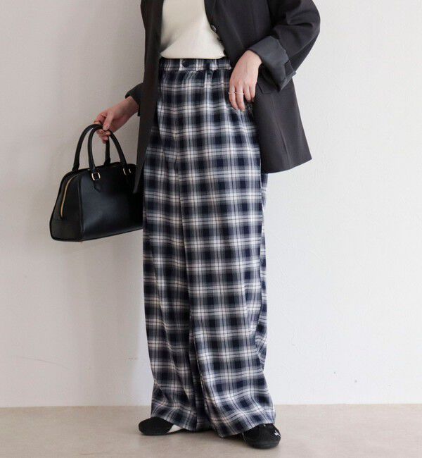 fredy emue「チェック柄ワイドパンツ」|その他|