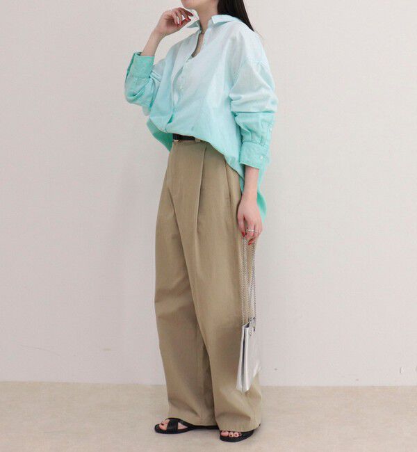 fredy emue「グラデーションリネンシャツ」|シャツ・ブラウス|