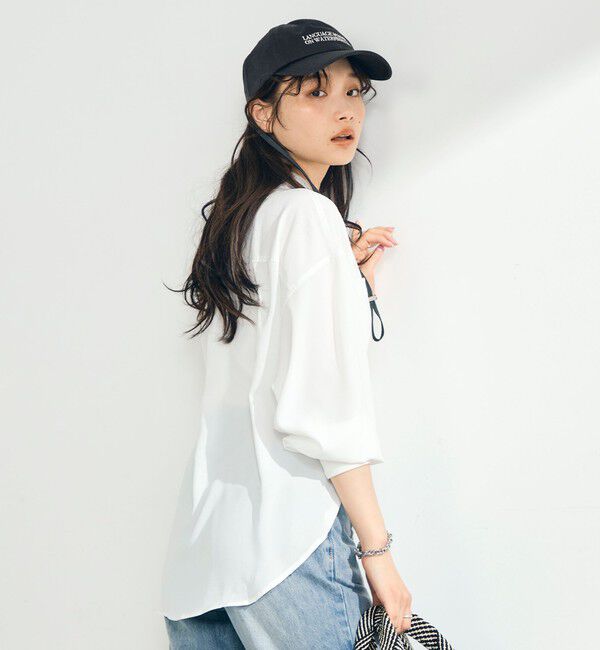 fredy emue「とろみカシュクールシャツ」|シャツ・ブラウス|