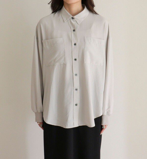 fredy emue「とろみカシュクールシャツ」|シャツ・ブラウス|