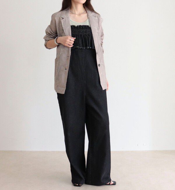 fredy emue「【MADE IN INDIA】シアー刺繍ジャケット」|テーラードジャケット|