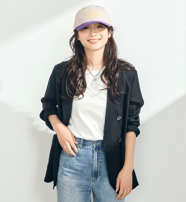 fredy emue「リネン混ライトダブルジャケット」|テーラードジャケット|