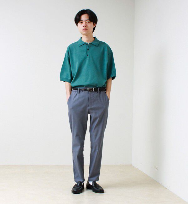 GLOSTER「【快適ストレッチ】flexibleイージーパンツ」|チノ|